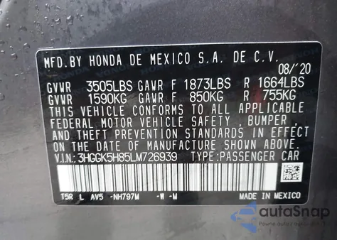 2020 Honda Fit Ex from USA, damaged, VIN 3HGGK5H85LM726939